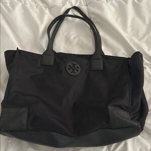 Tory Burch Black Nylon Carryall